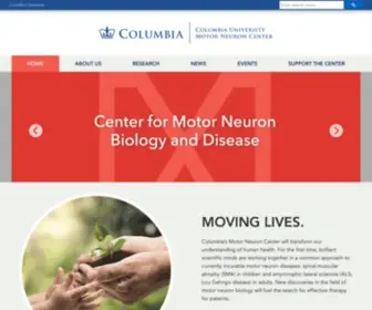 Columbiamnc.org(Motor Neuron Center) Screenshot