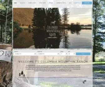 Columbiamountainranch.com(Columbia Mountain Ranch) Screenshot
