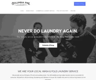 Columbiapikelaundromat.com(Pickup Laundry Service) Screenshot