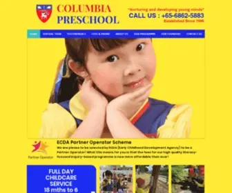 Columbiapreschool.sg(Childcare) Screenshot