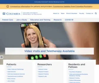 Columbiapsychiatry.org(The Columbia University Department of Psychiatry) Screenshot
