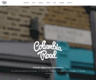 Columbiaroad.com(We help companies sell better. Our mission) Screenshot