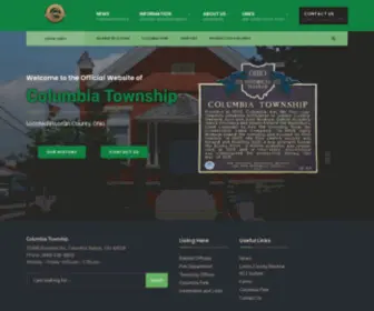 Columbiatwp.us(The Official Website of Columbia Township) Screenshot