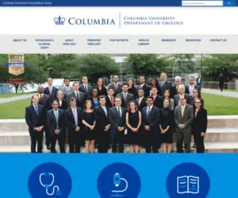 Columbiaurology.org(Department of Urology) Screenshot