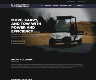 Columbiavehicles.com(Electric Utility Vehicles That Move) Screenshot