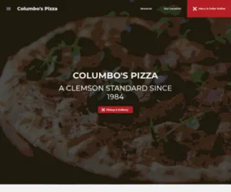 Columbospizzaclemson.com(Columbo's Pizza Delivery & Online Ordering) Screenshot