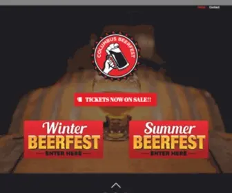 Columbusbeerfest.com(Columbus Winter Beerfest) Screenshot