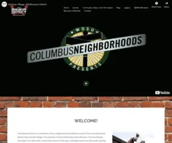 Columbusbrewerydistrict.com(Brewery District) Screenshot