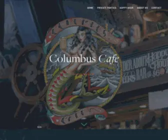 Columbuscafesf.com(Columbus Cafe) Screenshot