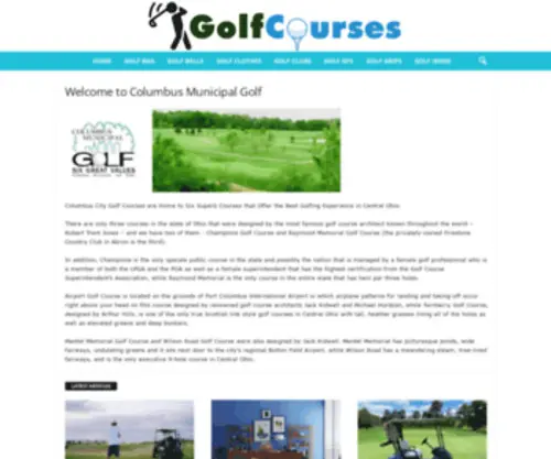 Columbuscitygolfcourses.com(Golfing made easy) Screenshot