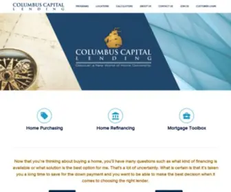 Columbuscl.com(Columbus Capital Lending) Screenshot