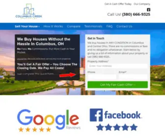 Columbuscreekproperties.com(Sell My House Fast Columbus OH) Screenshot