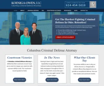 Columbuscriminaldefenseattorney.com(Columbus Criminal Defense Attorney) Screenshot