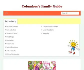 Columbusfamilyguide.com(Your resource for Parenting) Screenshot