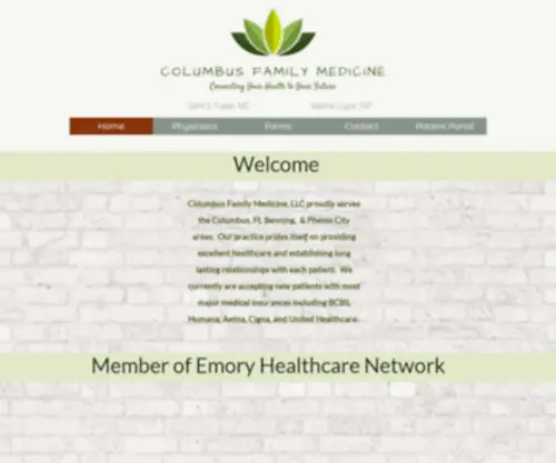 Columbusfamilymedicine.com(Family Medicine) Screenshot