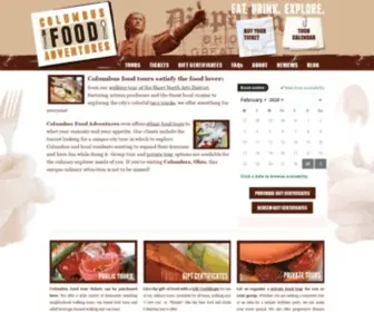 Columbusfoodadventures.com(Columbus\' first food tour company. The most delicious Columbus tour) Screenshot