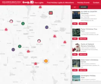 Columbuslights.com(Find the best holiday displays and events) Screenshot
