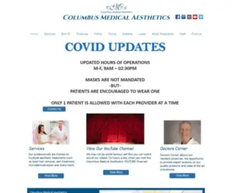 Columbusmedicalaesthetics.com(Botox) Screenshot