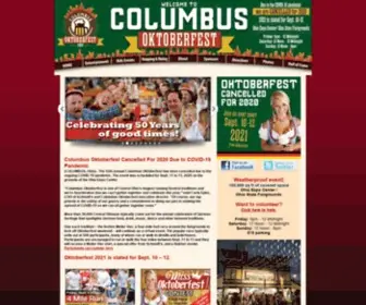 Columbusoktoberfest.com(September 8) Screenshot