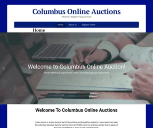 Columbusonlineauction.com(Columbusonlineauction) Screenshot