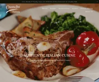 Columbusparktrattoria.com(Columbus Park Trattoria) Screenshot