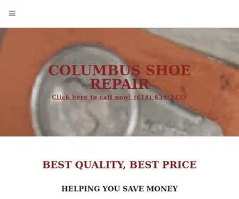 Columbusshoerepairs.com(Best Shoe & Boot Repair & Shine Shop Columbus) Screenshot