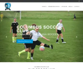 Columbussoccerclub.com(Columbus Soccer Team) Screenshot