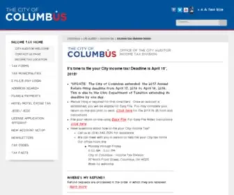 Columbustax.net(Income Tax) Screenshot