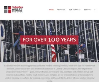 Columbuswindowcleaning.com(Over 100 Years) Screenshot