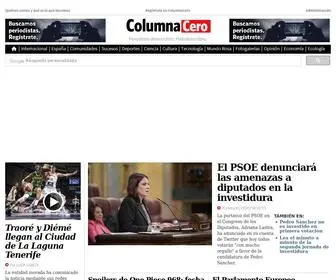 Columnacero.com(Periódico) Screenshot