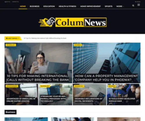 Columnews.com(Columnews) Screenshot