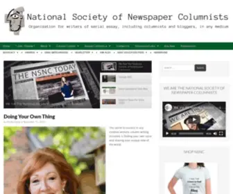 Columnists.com(National Society of Newspaper Columnists) Screenshot