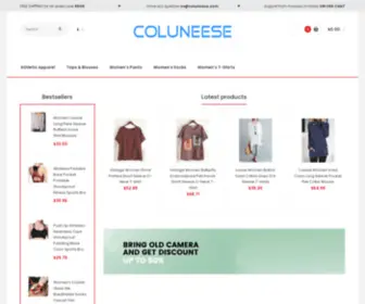 Coluneese.com(Coluneese Store) Screenshot