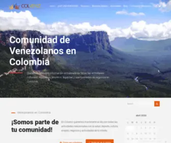 Colvenz.org(Colonia de Venezolanos en Colombia) Screenshot