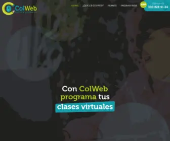Colweb.com.co(Sistema de Notas para Colegios Boletines escolares y Agenda escolar) Screenshot