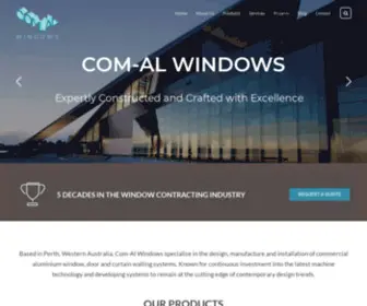 Com-AL.com.au(Commercial Aluminum Windows & Glass Installation in Perth) Screenshot