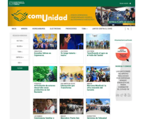 Com-Unidad.pe(Proyectos de Apoyo al Desarrollo) Screenshot