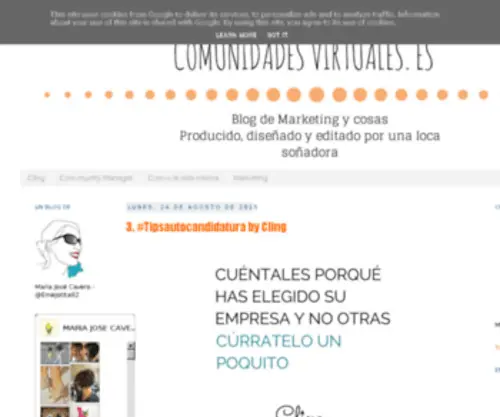 Com-Unidadesvirtuales.com(Comunidades Virtuales) Screenshot