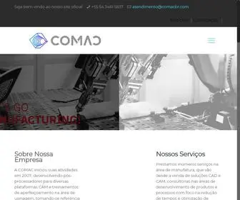 Comacbr.com(COMAC Robótica e CAD/CAM) Screenshot