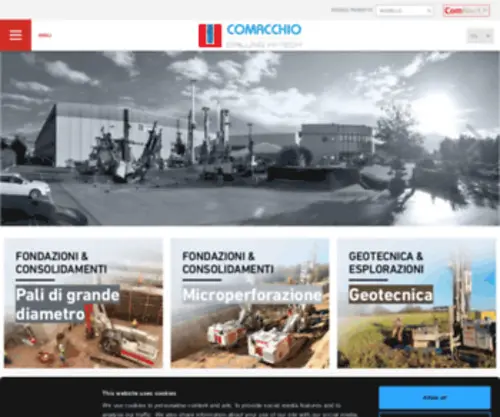 Comacchio-Industries.it(COMACCHIO) Screenshot