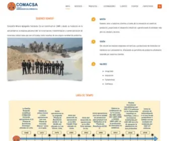 Comacsa.com.pe(Cerámica) Screenshot