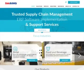 Comactivity.com.au(Supply Chain Management & ERP Software Experts) Screenshot