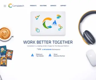 Comalatech.com(Collaboration tools for the Atlassian Confluence ecosystem) Screenshot