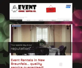 Comaleventrental.com(Comal Event Rental Company) Screenshot