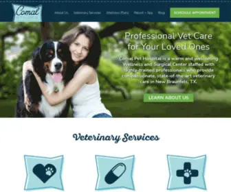 Comalpethospital.com(Comal Pet Hospital) Screenshot