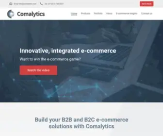 Comalytics.com(Ecommerce Shopping Cart Software Platform) Screenshot