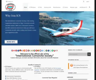 Comancheflyers.com(International Comanche Society) Screenshot