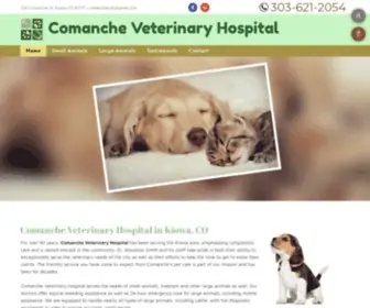 Comanchevet.com(Veterinary Services) Screenshot