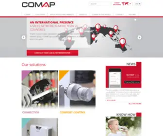 Comap-Solutions.com(Solutions and Products For Energy Efficiency in Buildings) Screenshot