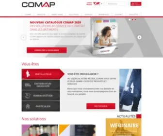 Comap.fr(Solutions et produits pour l'efficacité énergétique dans les bâtiments) Screenshot